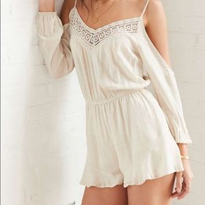 Ecote by Urban Outfitters Lace Crochet Romper